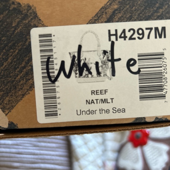 Brighton, white and tan ocean star purse - Picture 3 of 3